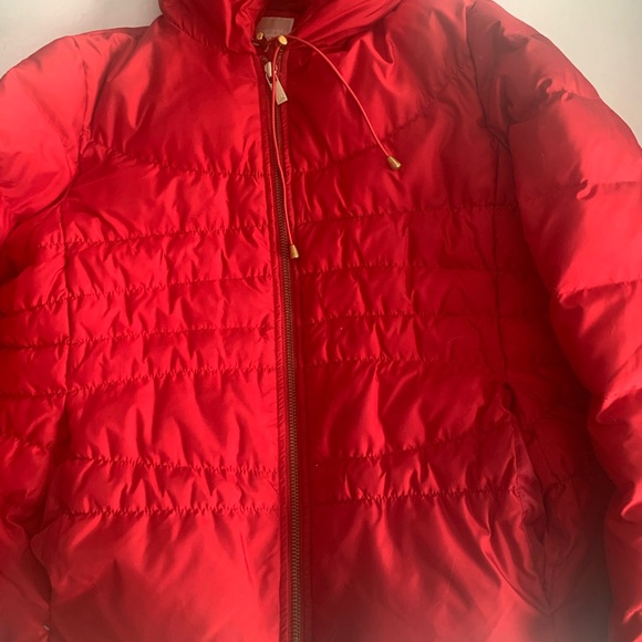 COPY - Red Michael Kors puffer coat - Picture 1 of 7